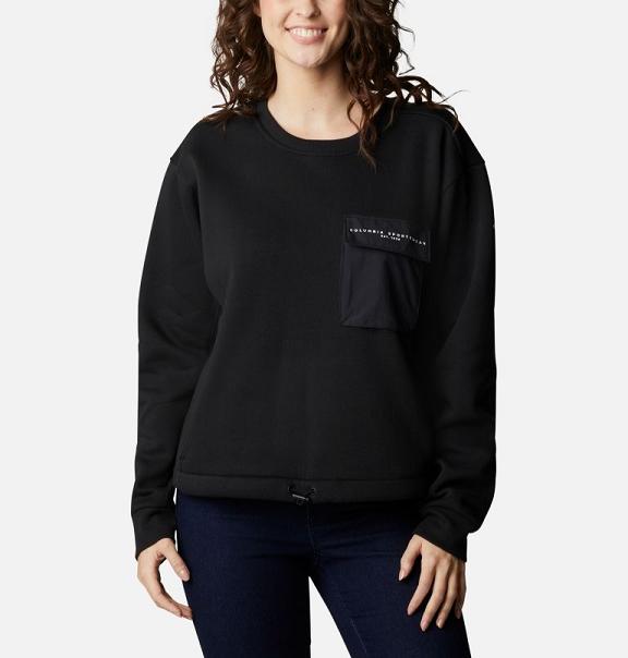 Columbia Lodge III Hoodies Black For Women's NZ3578 New Zealand